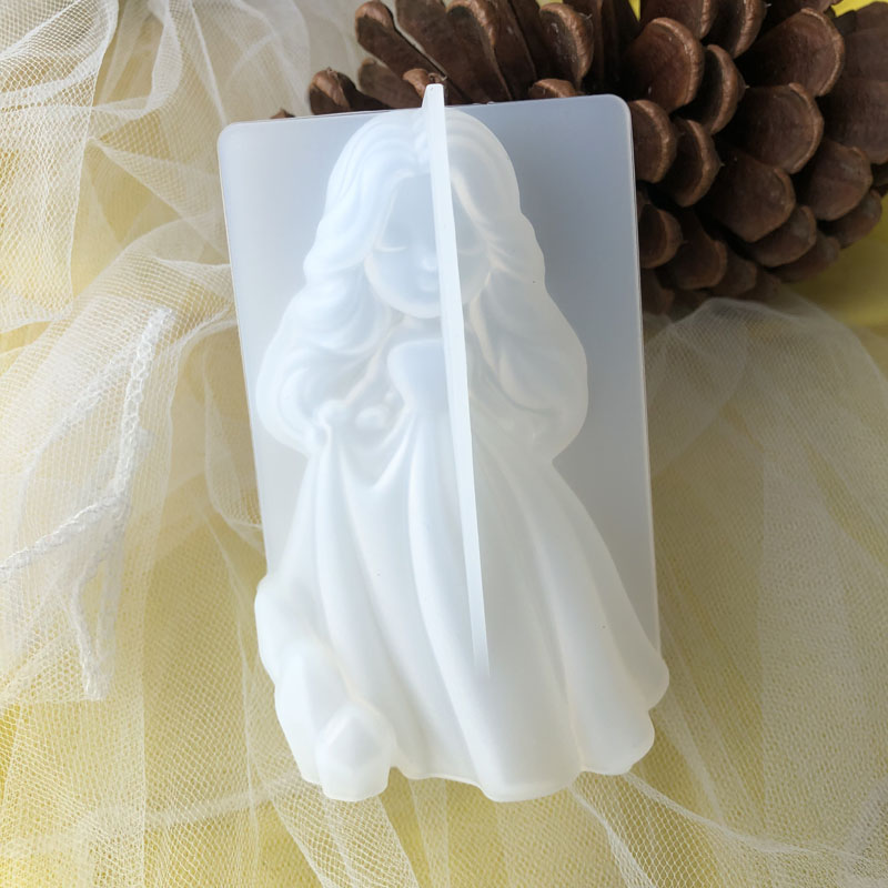 Candle Making Class - 3D süße Prinzessin Silikon Kerze Form