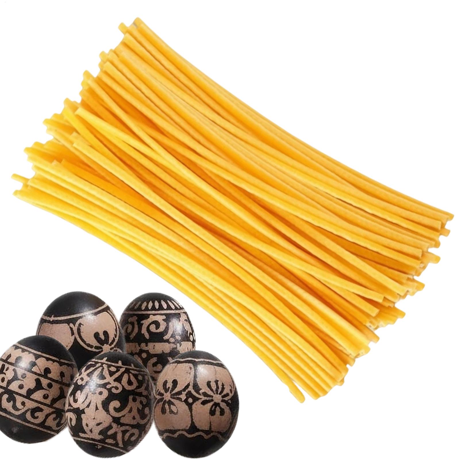 Candle Making Diy Kit - Eier-Dekorations-Bienenwachsstäbchen 120 Stück Oster-Kunstbedarf Kerzenherstellungs-Wachs-Set für