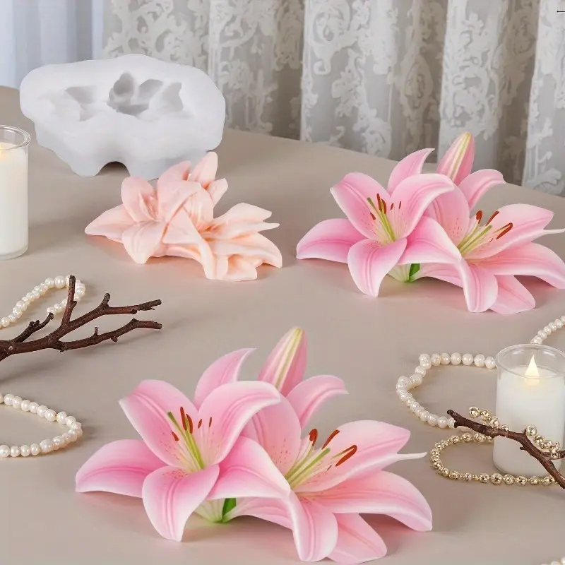 Candle Making Kit For Adults - Rose Silikon Formen für DIY Blumen
