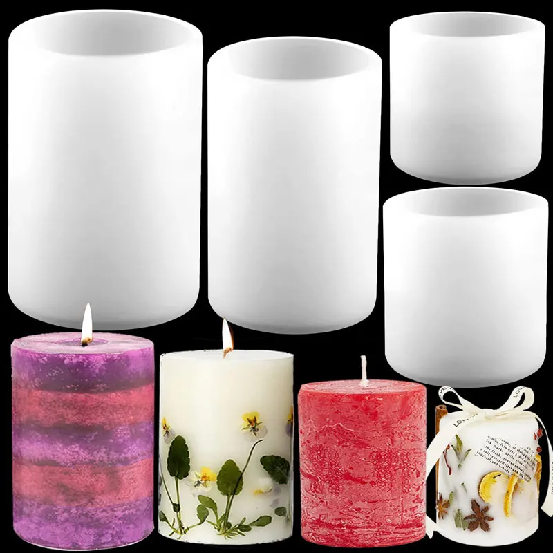 Candle Making Video - Zylinder Silikon Kerze Formen Harz Form