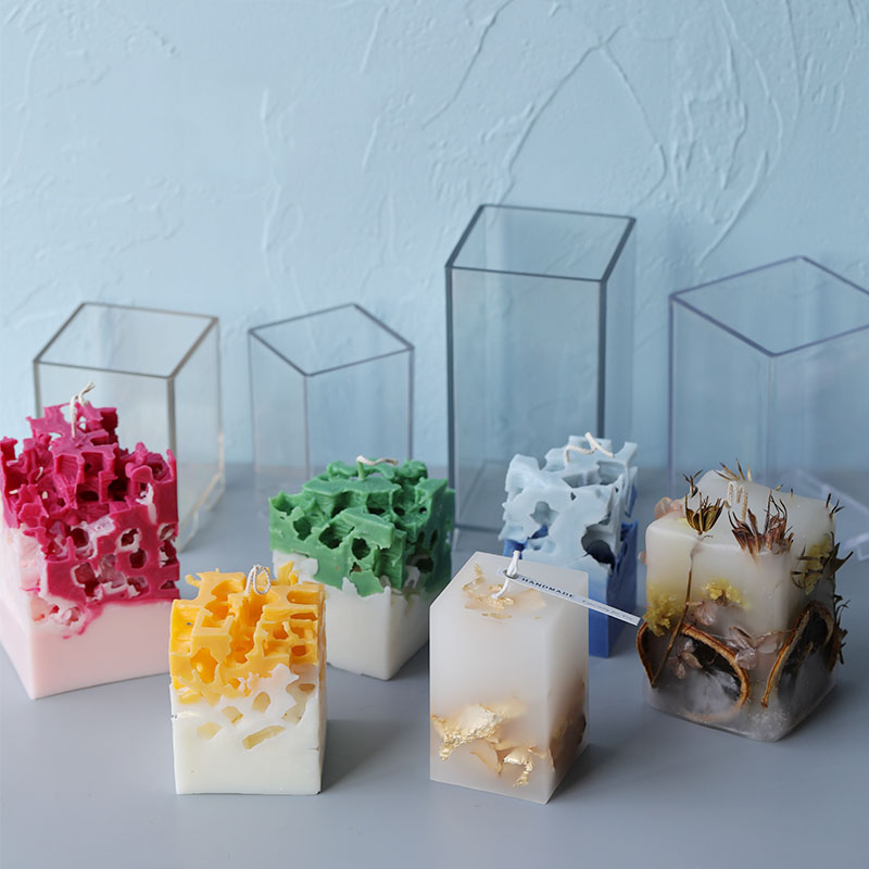 Candle Making Diy Kit - 3D Quadrat Rechteck Spalte Kerze Form