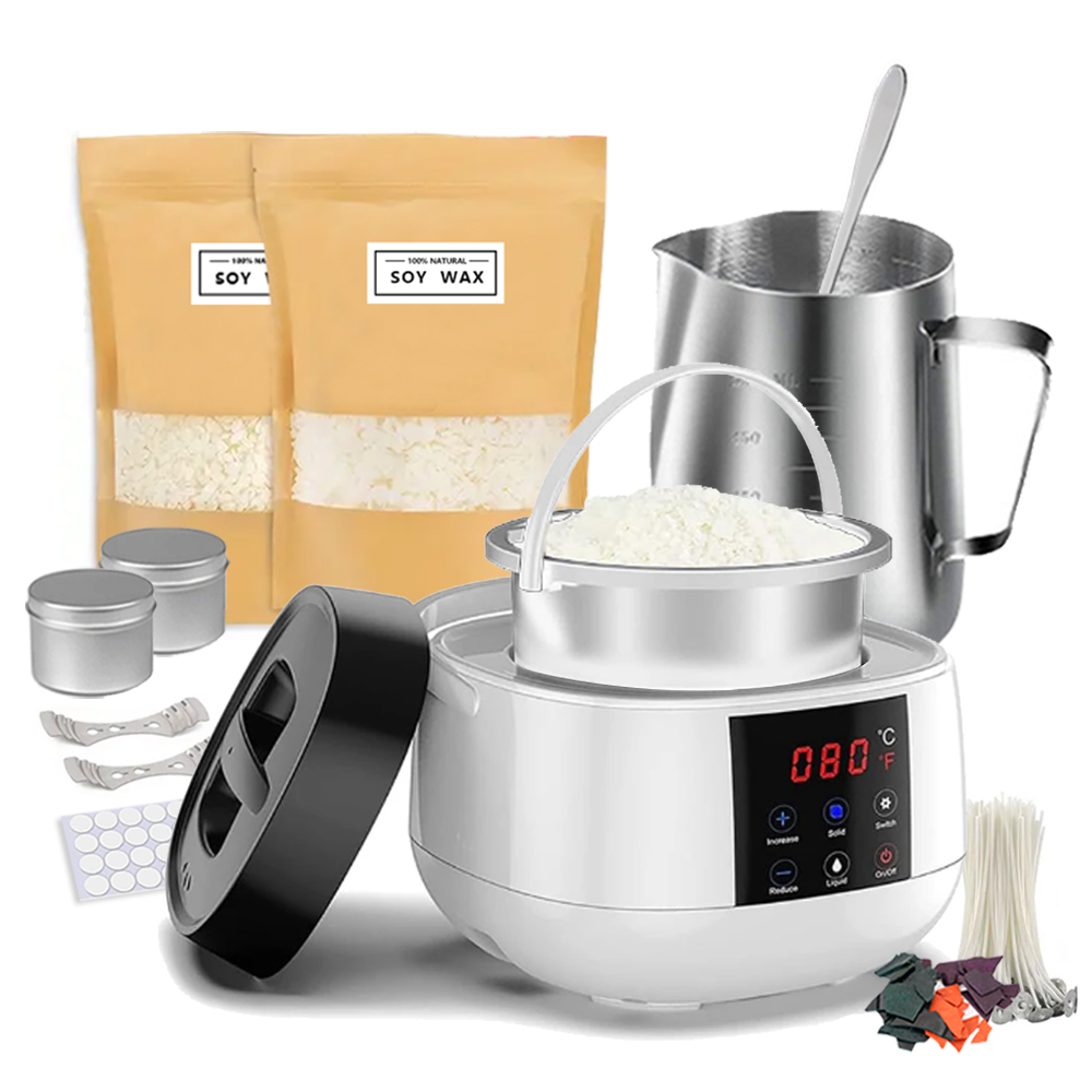 Candle Making Kit For Adults - 500 ml Wachsschmelztiegel für die Kerzenherstellung,