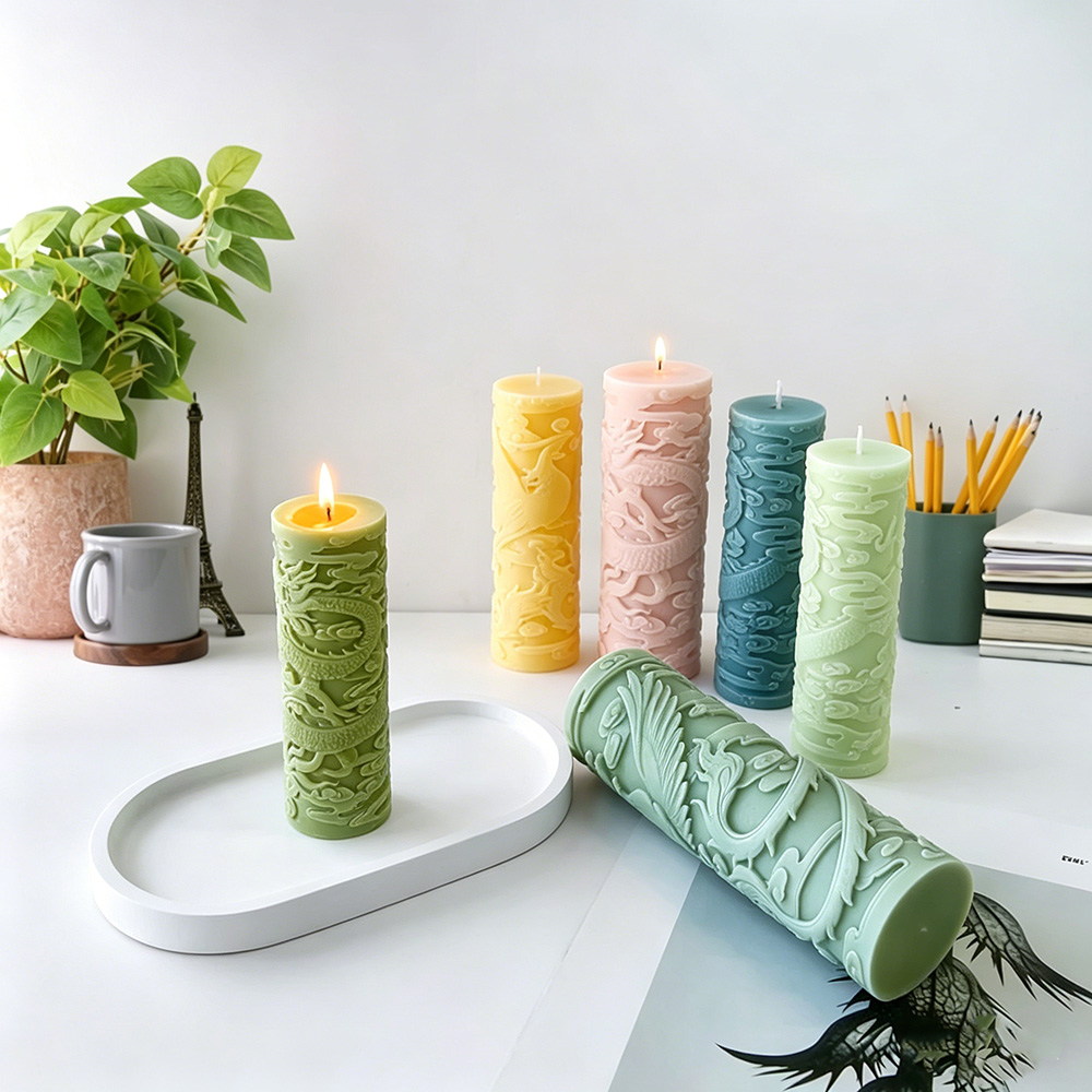 Dragon Phoenix Prägung Zylinde – Candle Making Phoenix Bewertung und Preis