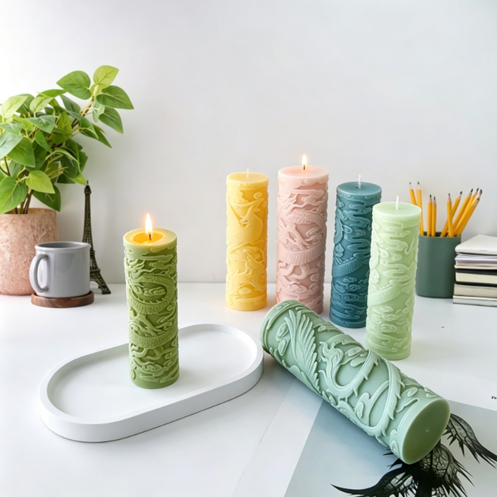 Dragon Phoenix Prägung Zylinde – Candle Making Phoenix Bewertung und Preis