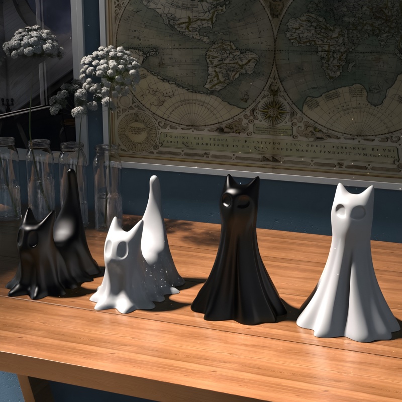 Geisterkatze Halloween Desktop – Candle Making Class Bewertung und Preis