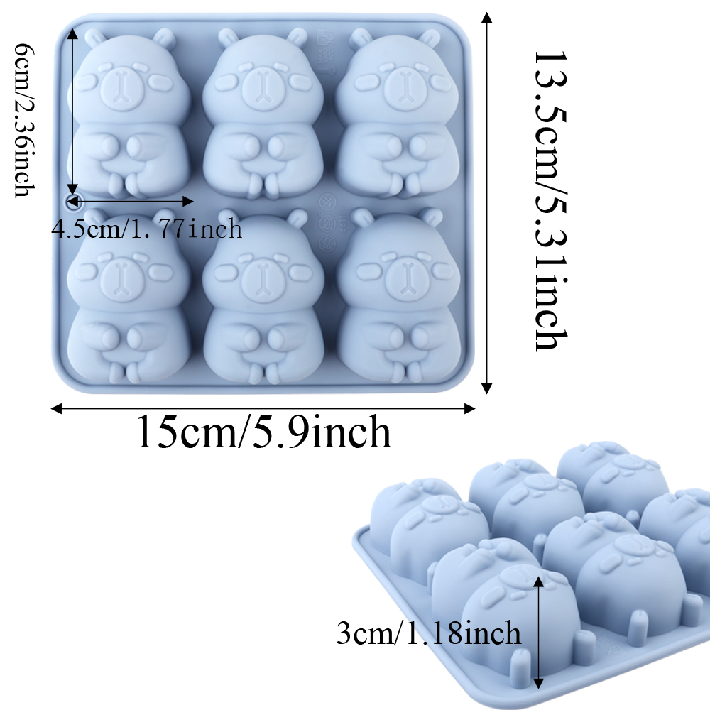 1 Silikon-Kuchenform in Form e – Candle Making Class Bewertung und Preis