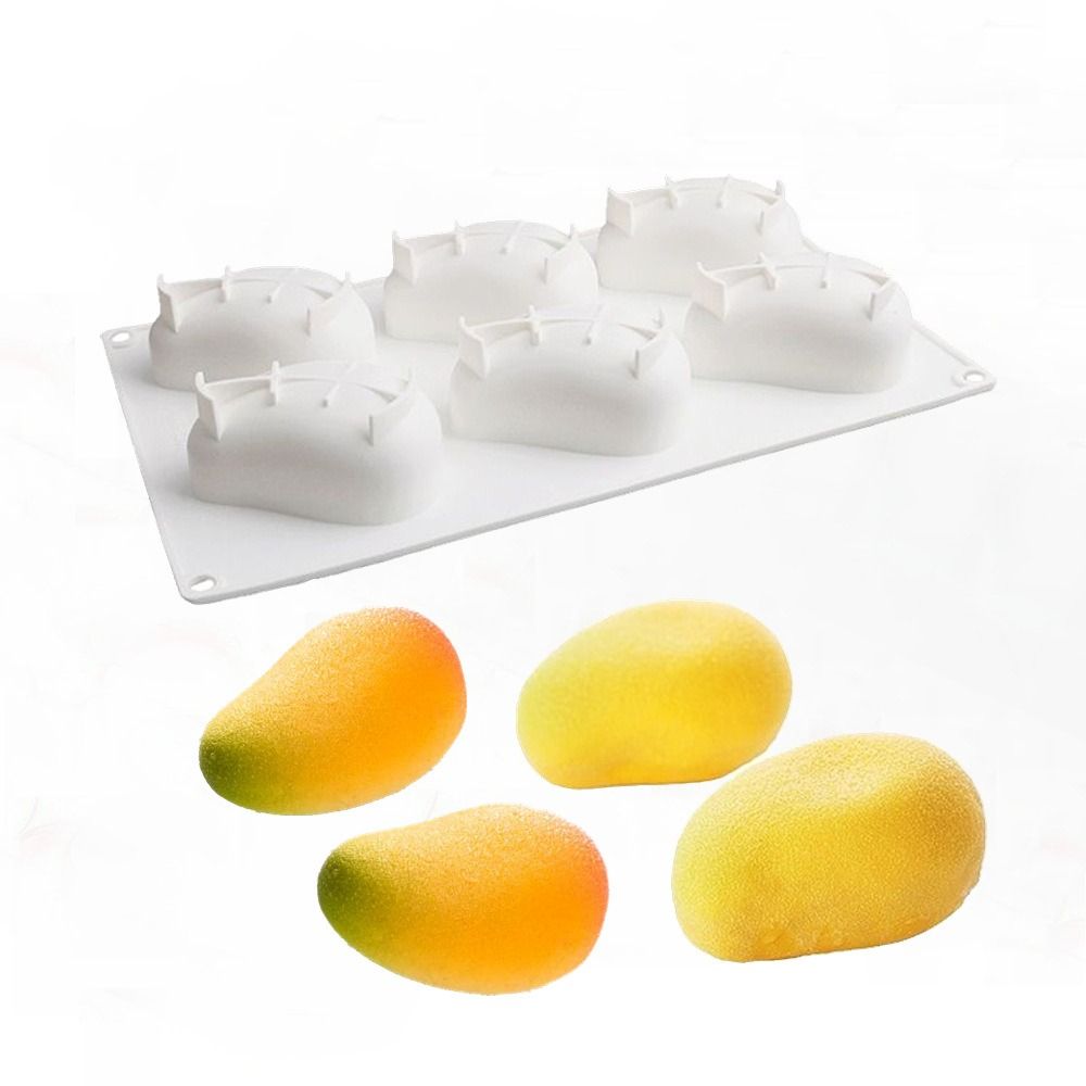 6-fach Mango-förmige Kuchenfor – Candle Making Class Bewertung und Preis