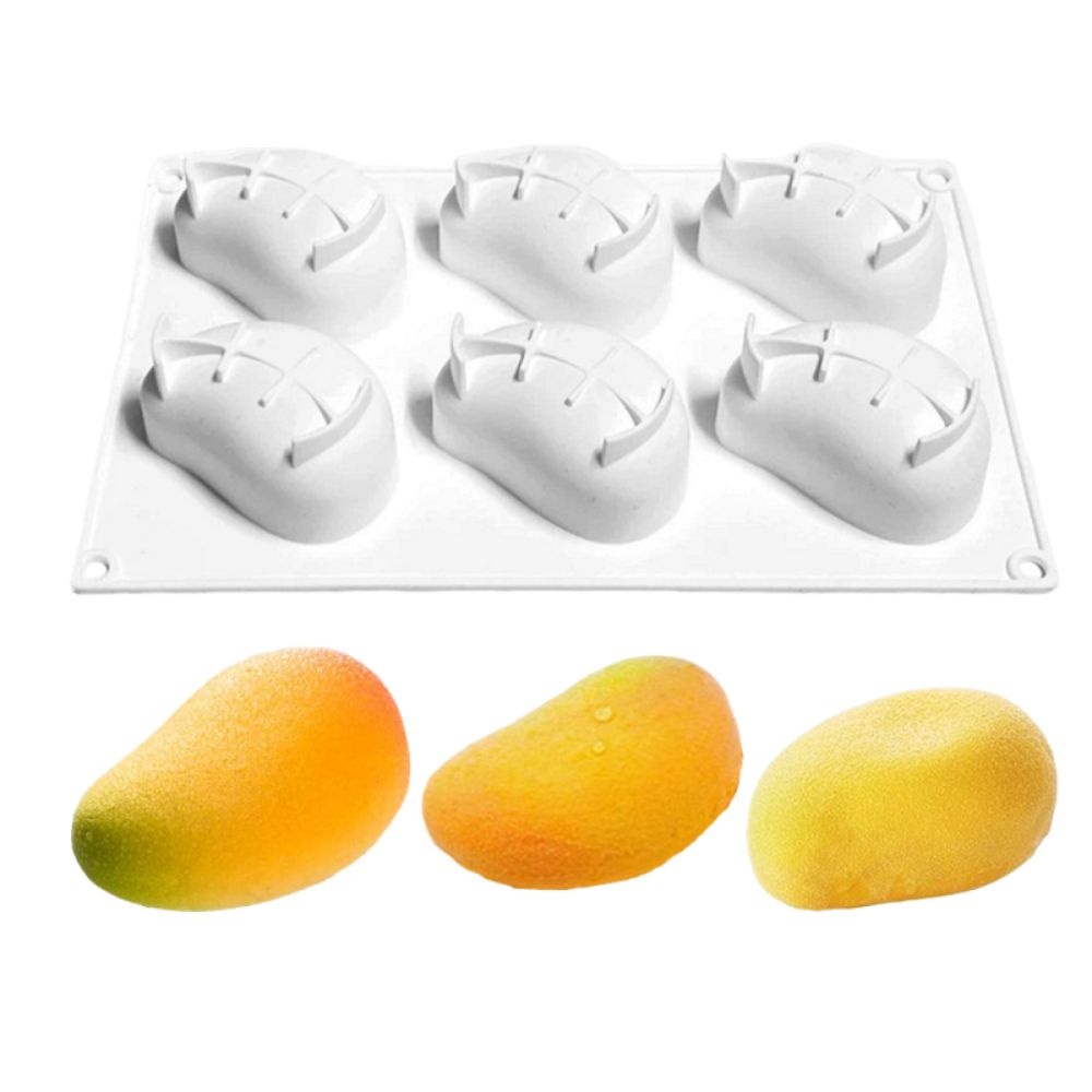 6-fach Mango-förmige Kuchenfor – Candle Making Class Bewertung und Preis