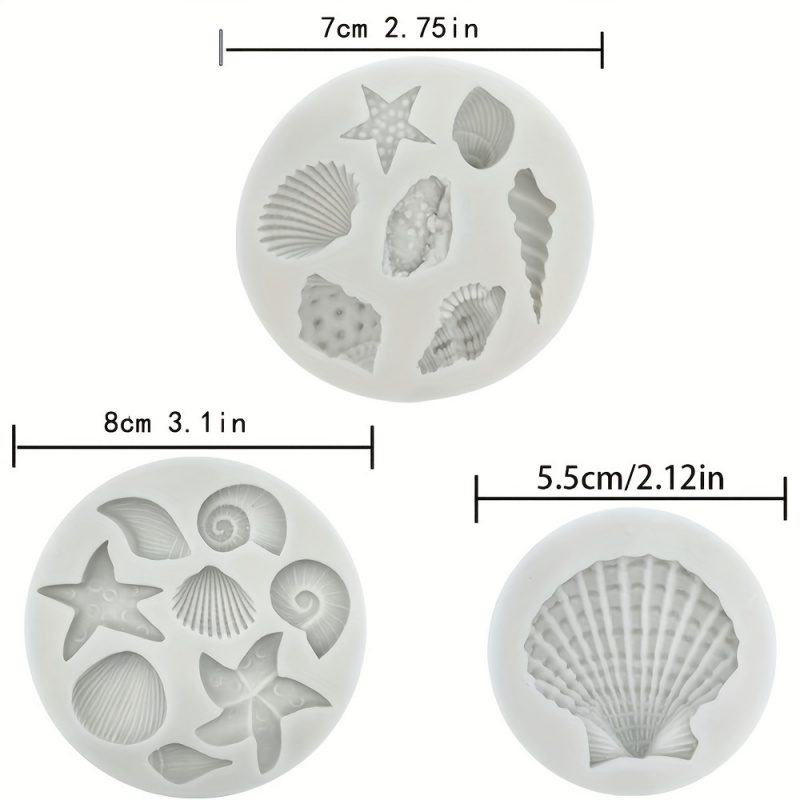 3 Stück/Set, Muschelformen-Set – Candle Making Diy Kit Bewertung und Preis