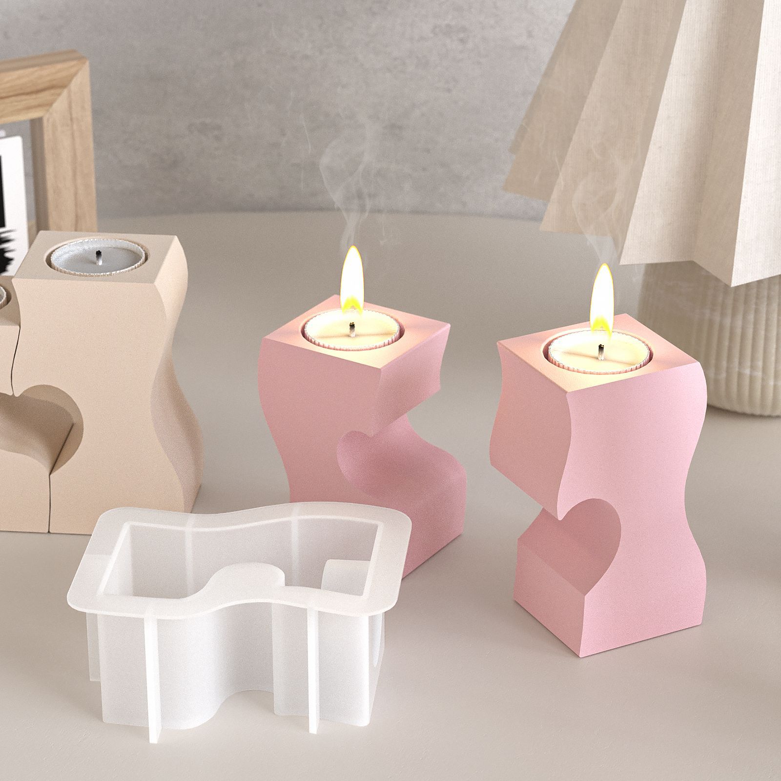 S Herz Kerzenständer Silikon F – Candle Making Class Bewertung und Preis