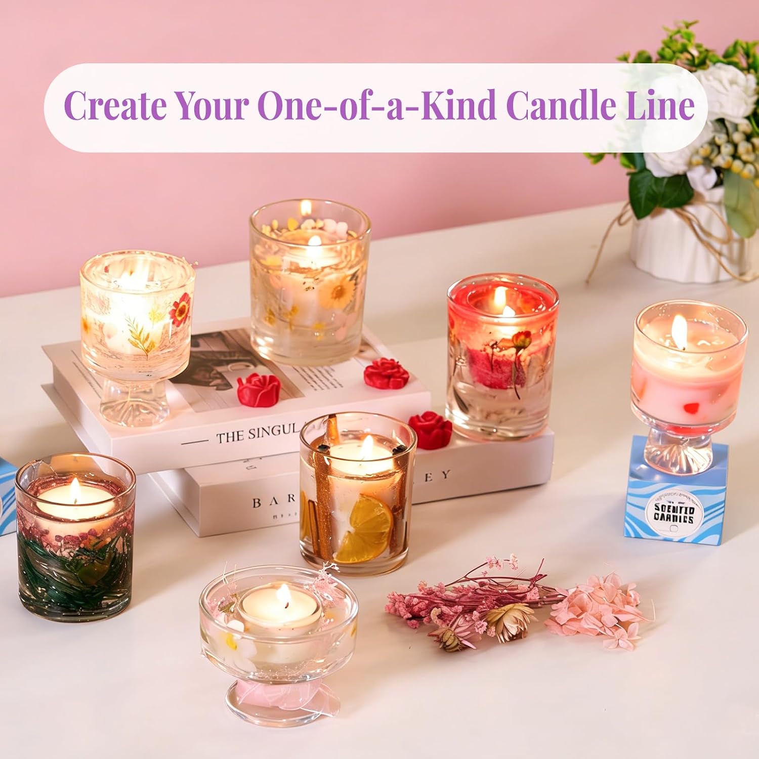 2-in-1 Soja- & Gelwachs DIY Ke – Candle Making Kit For Adults Bewertung und Preis