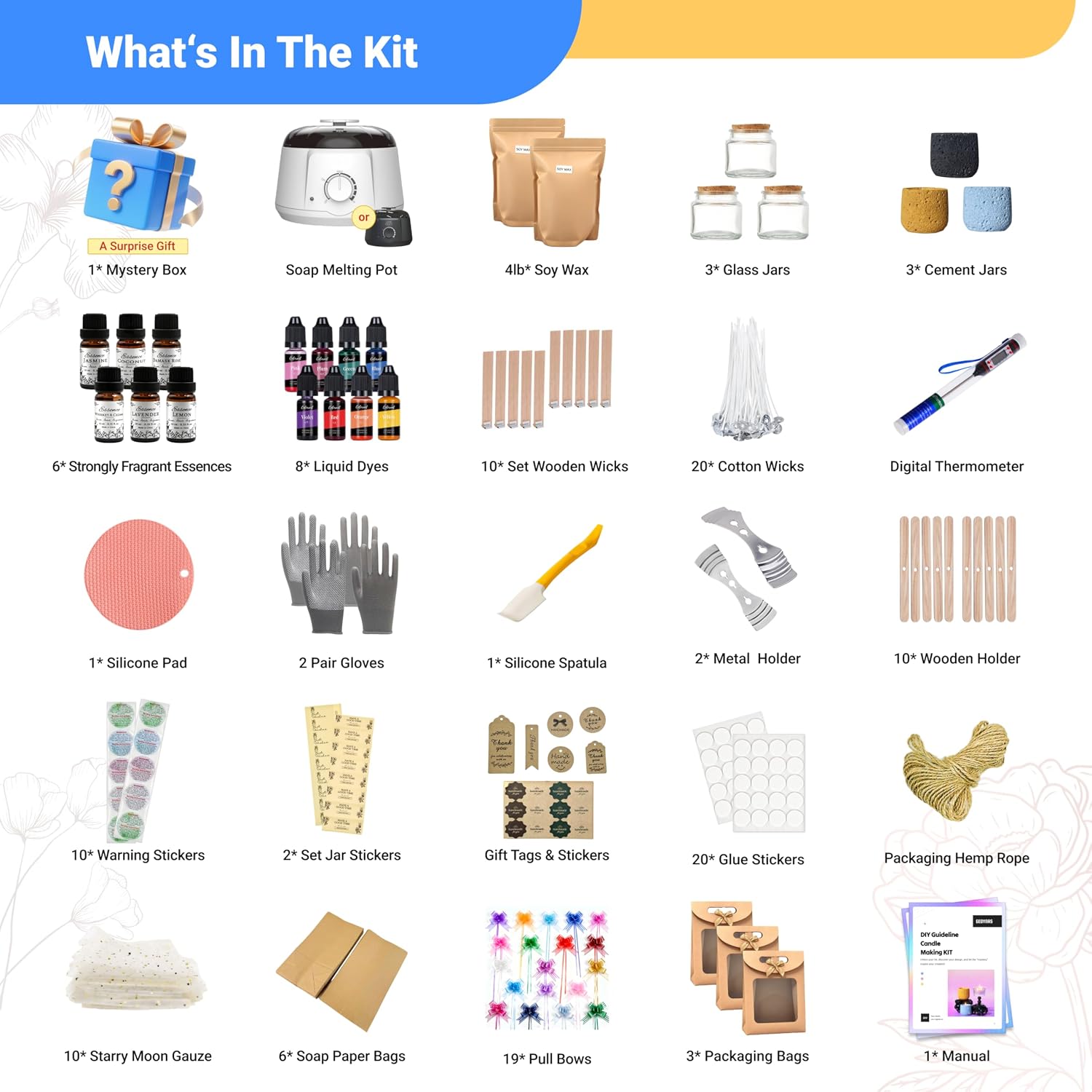 128-teiliges Kerzenherstellung – Candle Making Kit For Adults Bewertung und Preis